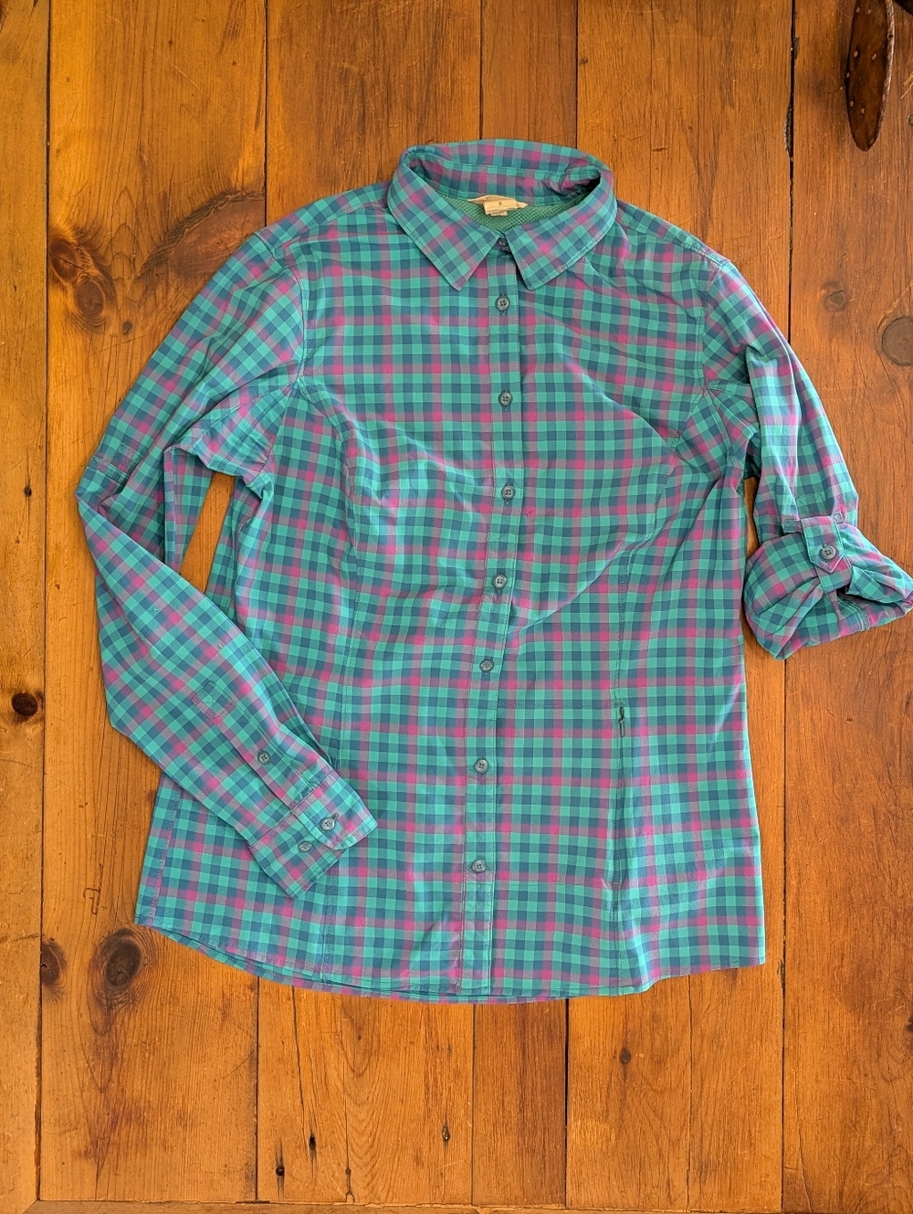 Duluth Trading Sidewinder Blouse Size Small
